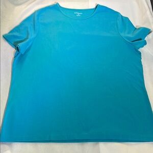 Bright Blue Casual T-Shirt